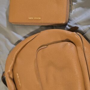 Michael kors backpack and wallet